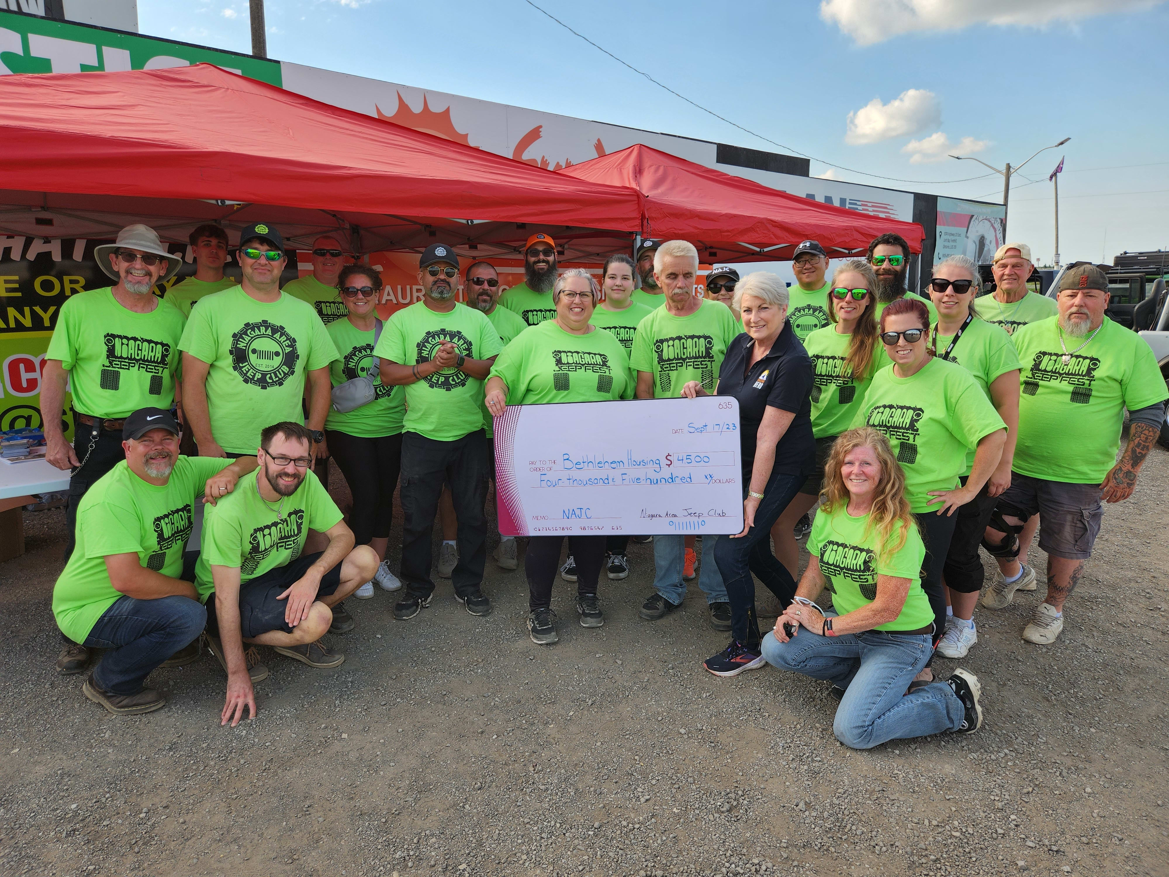 Niagara Area Jeep Club, Housing Hero Champions